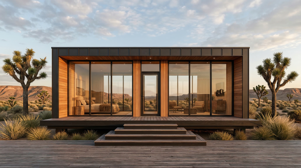 Idea de render arquitectonico: Vivienda movil de lujo Idea de render arquitectonico: Vivienda movil de lujo