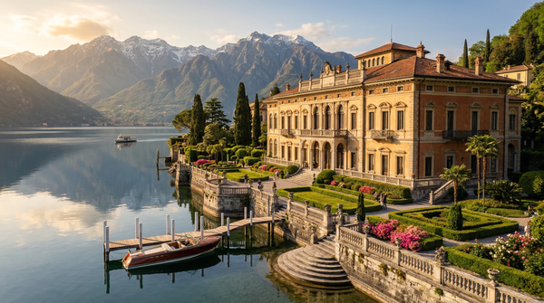 Idea de render arquitectonico: Palazzo en Lago Como Idea de render arquitectonico: Palazzo en Lago Como