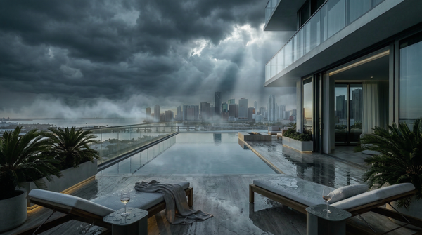 Idea de render arquitectonico: Penthouse en Miami Nublado Idea de render arquitectonico: Penthouse en Miami Nublado